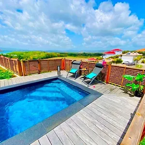  Villa Passion Cannelle De Standing Avec Sa Piscine Vue